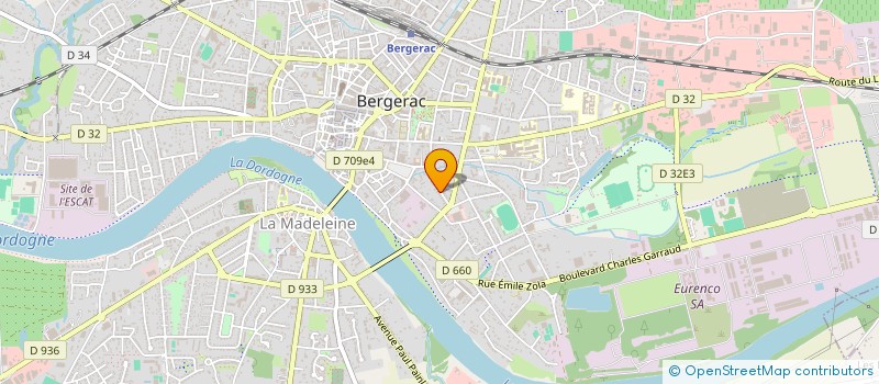 localisation de l'entreprise DFG SOCIETE EN LIQUIDATION à BERGERAC