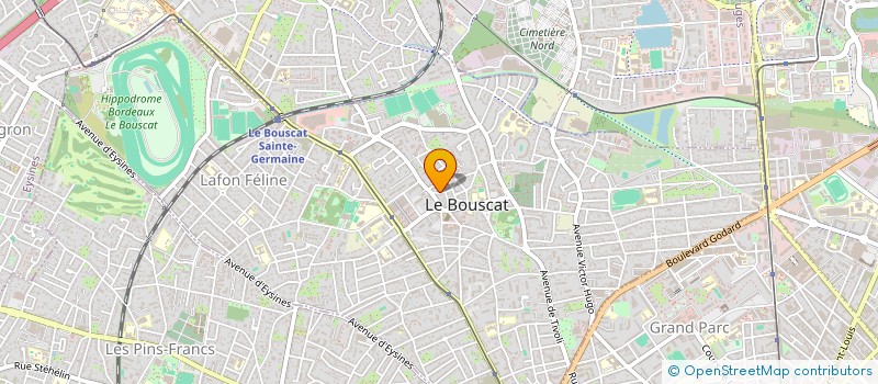 localisation de l'entreprise DFGQ  LE BOUSCAT