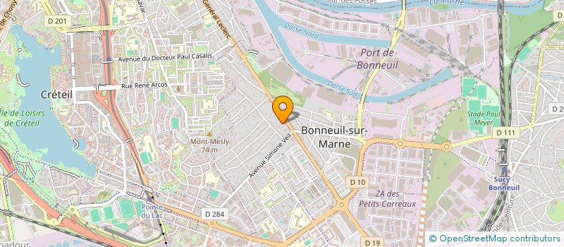 localisation de l'entreprise DFH  BONNEUIL-SUR-MARNE