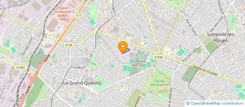 localisation de l'entreprise DFH.KPN  LE PETIT-QUEVILLY