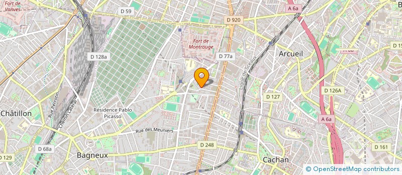 localisation de l'entreprise DFHD à BAGNEUX