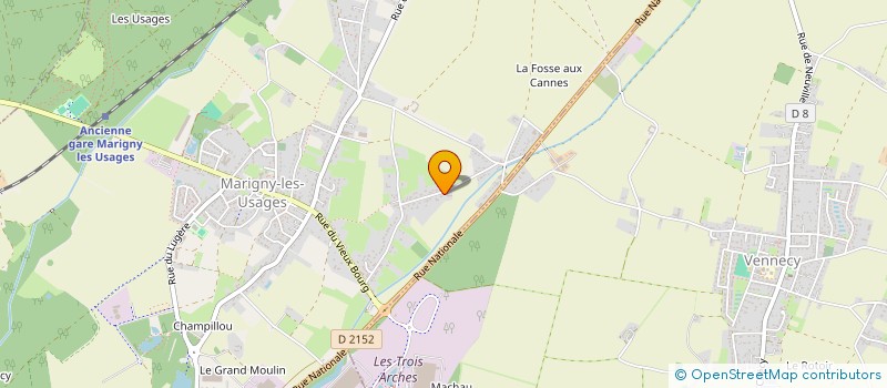 localisation de l'entreprise DFI  MARIGNY-LES-USAGES
