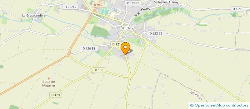 localisation de l'entreprise DFI  AULNAY