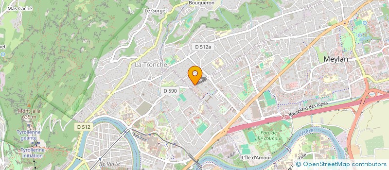 localisation de l'entreprise DFI  CORENC