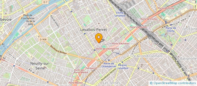 localisation de l'entreprise DFI à LEVALLOIS-PERRET