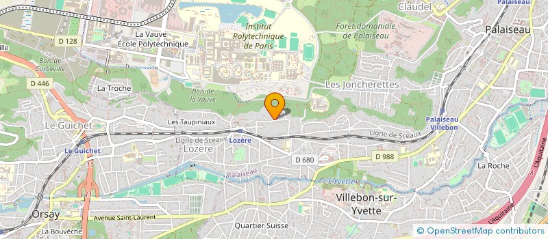 localisation de l'entreprise DFI CONSULTING à PALAISEAU