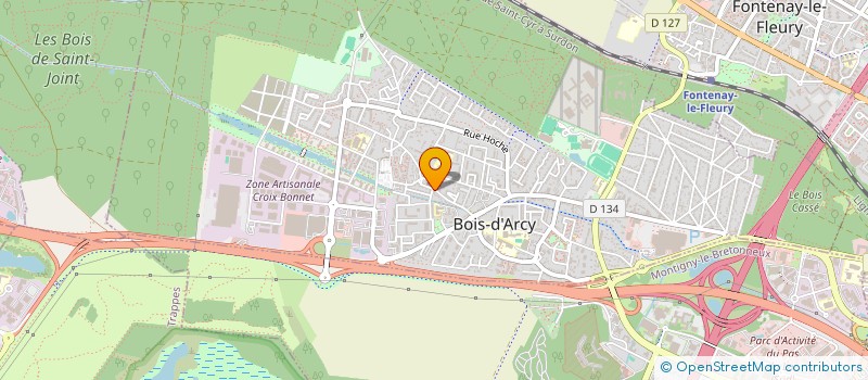 localisation de l'entreprise DFI HOLDING  BOIS-D'ARCY