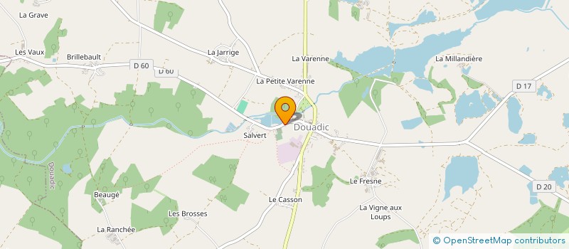 localisation de l'entreprise DFI-INDUSTRIEL à LE BLANC