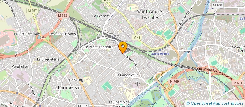 localisation de l'entreprise DFI INVEST à LAMBERSART