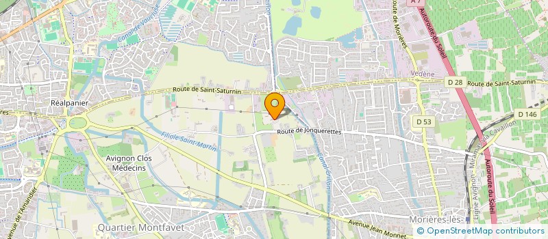 localisation de l'entreprise DFILOC à AVIGNON
