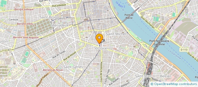 localisation de l'entreprise DFISC CONSEIL BORDEAUX  BORDEAUX