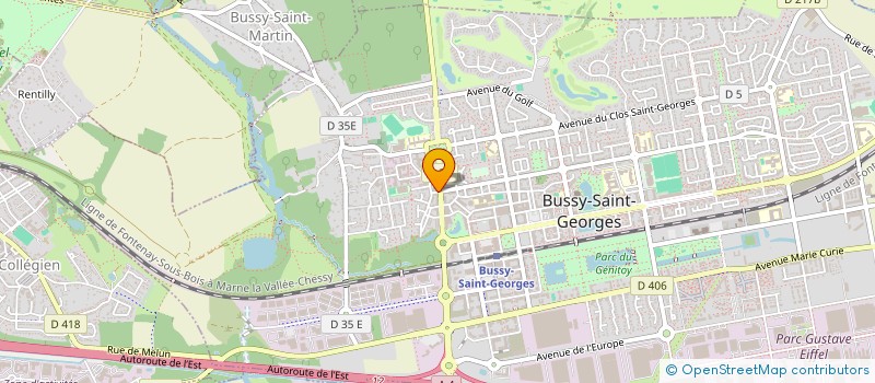 localisation de l'entreprise DFITCOACHING à BUSSY-SAINT-GEORGES