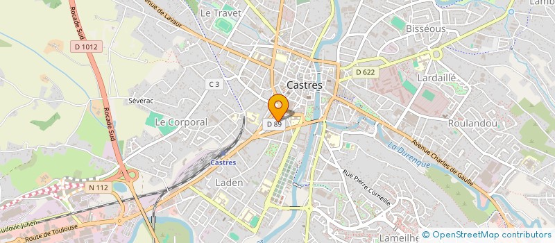 localisation de l'entreprise DFJ  CASTRES