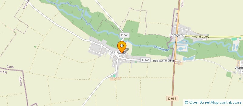 localisation de l'entreprise DFJM PROD  ORAINVILLE