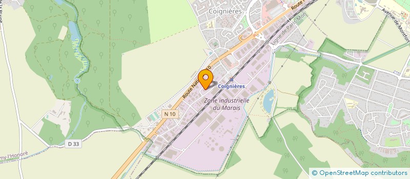 localisation de l'entreprise DFK à COIGNIERES