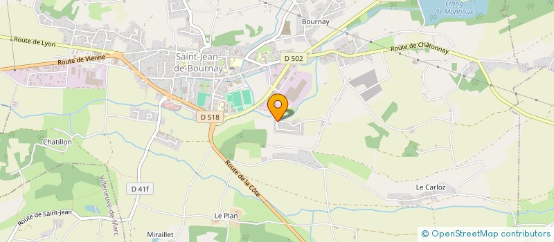 localisation de l'entreprise DFKOM à SAINT-JEAN-DE-BOURNAY