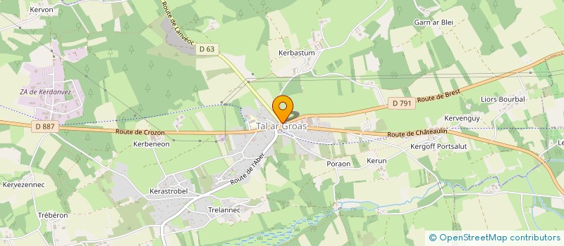 localisation de l'entreprise DFL  TELGRUC-SUR-MER