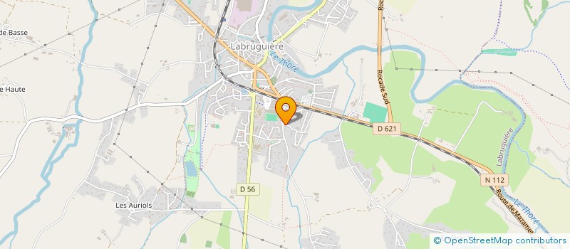 localisation de l'entreprise DFL  LABRUGUIERE