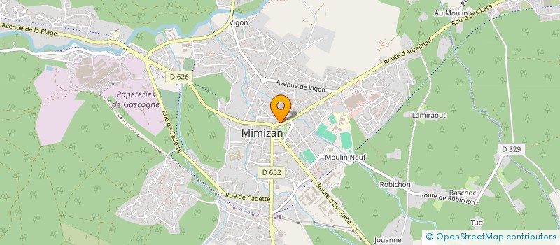 localisation de l'entreprise DFL à MIMIZAN