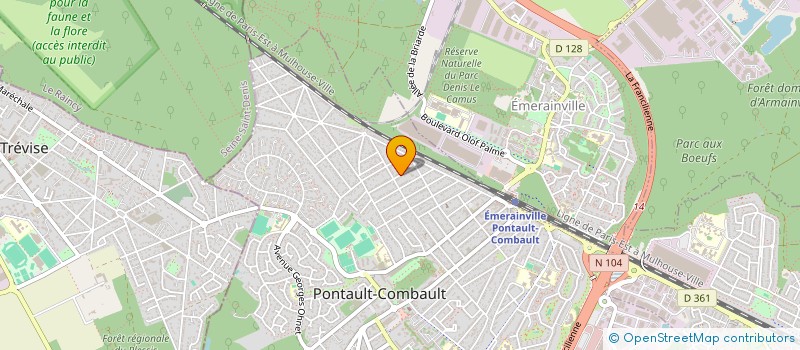 localisation de l'entreprise DFL à PONTAULT-COMBAULT