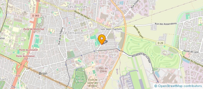 localisation de l'entreprise DFL COMPANY EV  BRON