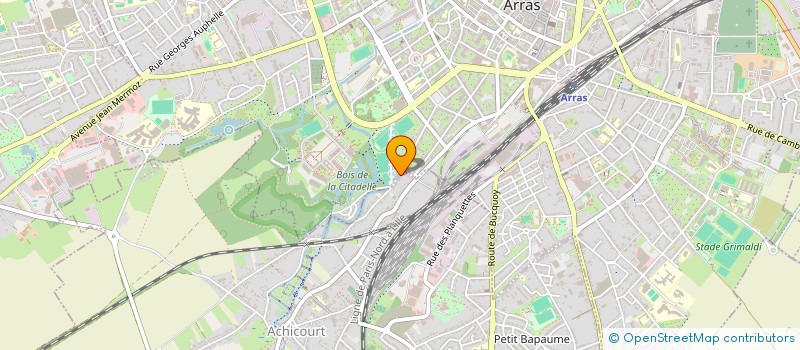 localisation de l'entreprise DFL IMMO  ACHICOURT