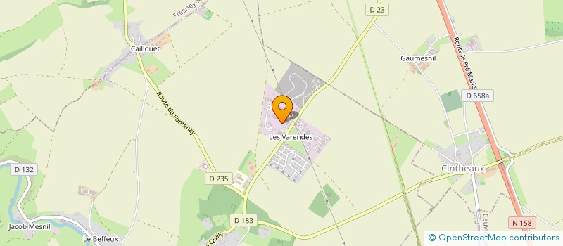localisation de l'entreprise DFL IMMO à BRETTEVILLE-SUR-LAIZE