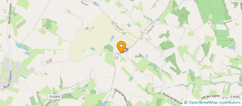 localisation de l'entreprise DFLC  CALIGNAC