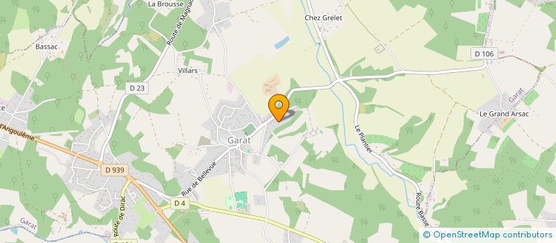 localisation de l'entreprise DFLH  GARAT