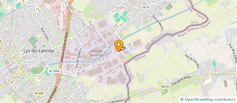 localisation de l'entreprise DFM 24  LEERS