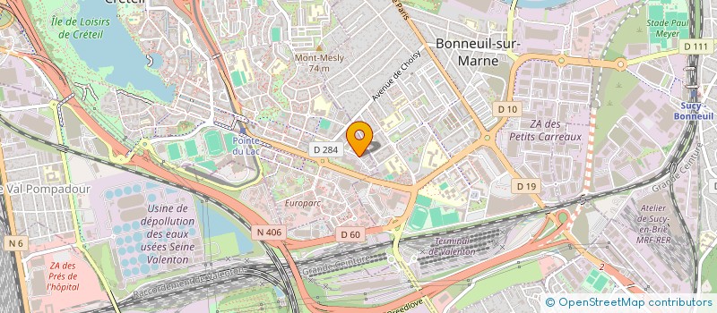 localisation de l'entreprise DFM  CRETEIL