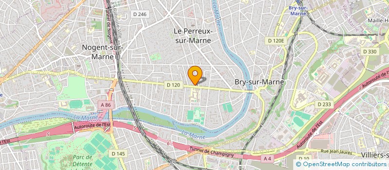 localisation de l'entreprise DFM  LE PERREUX-SUR-MARNE