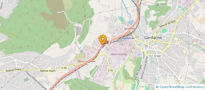 localisation de l'entreprise DFM AIX à GARDANNE