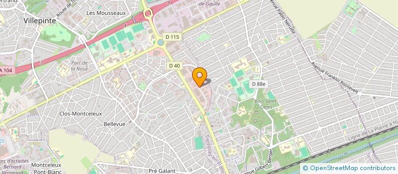 localisation de l'entreprise DFM EPURATION à VILLEPINTE