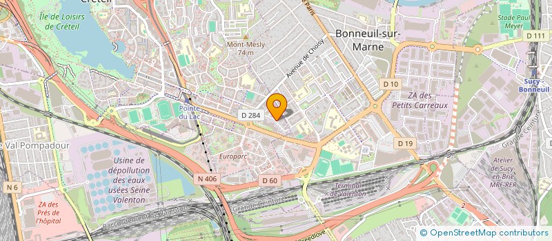 localisation de l'entreprise DFM NORD  CRETEIL