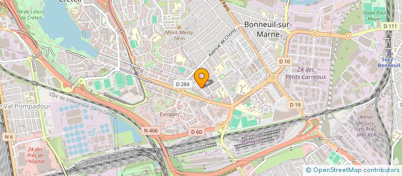 localisation de l'entreprise DFM PACA à CRETEIL