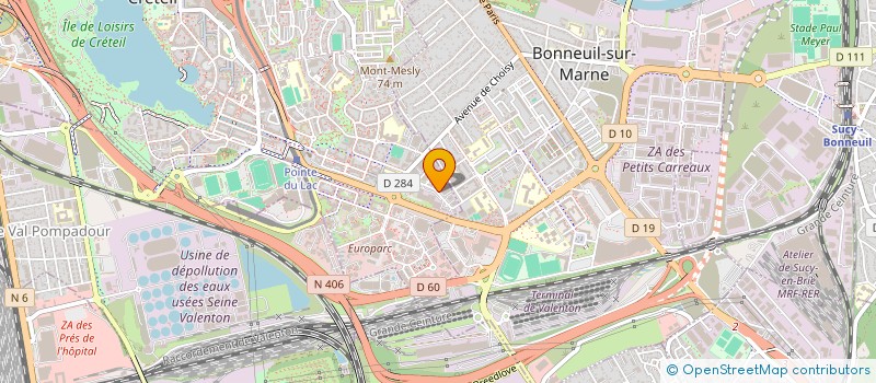 localisation de l'entreprise DFM PARTICIPATION à CRETEIL