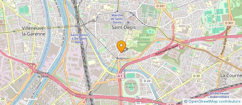 localisation de l'entreprise DFM RENOVATION à SAINT-DENIS