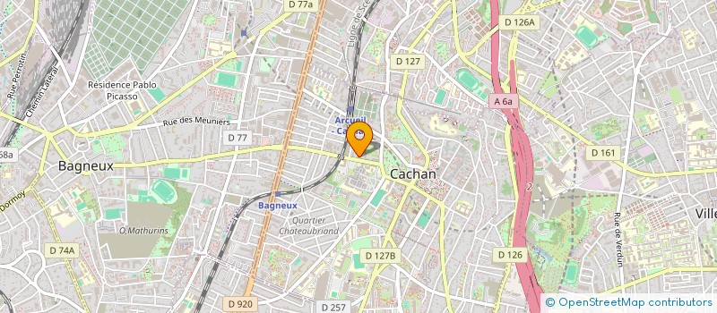 localisation de l'entreprise DFM SERVICES à CACHAN
