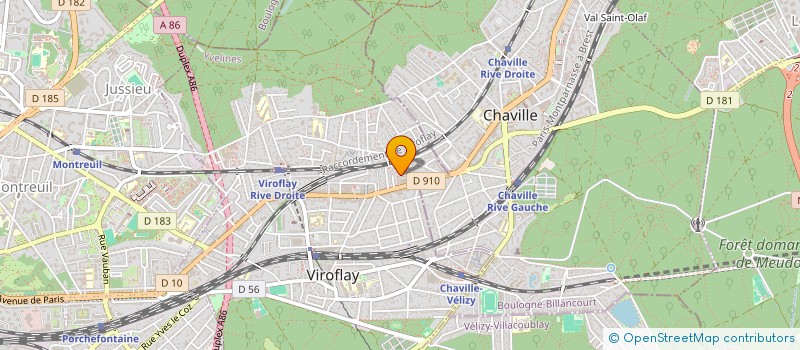 localisation de l'entreprise DFMT IMMO  VIROFLAY