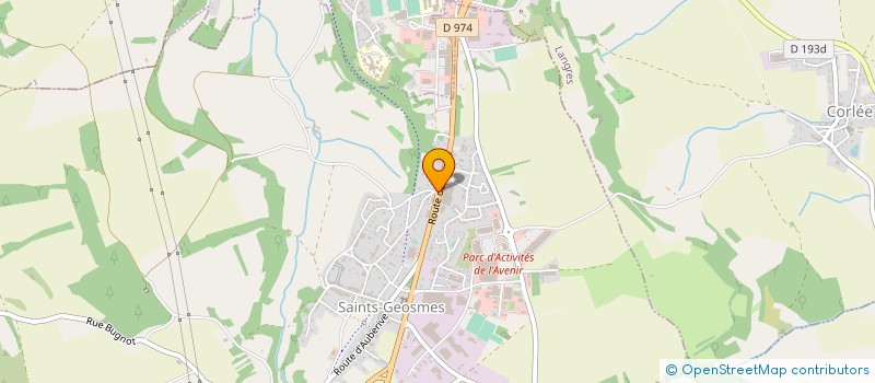 localisation de l'entreprise DFMV à SAINTS-GEOSMES