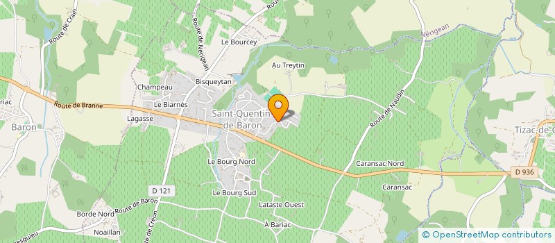 localisation de l'entreprise DFN MULTISERVICES  SAINT-QUENTIN-DE-BARON