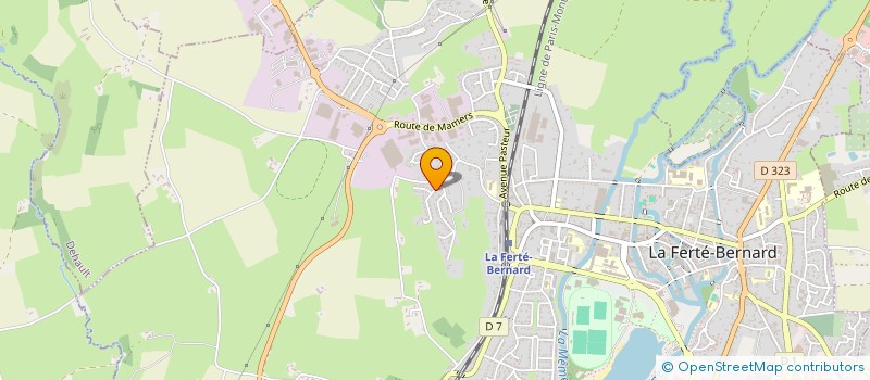 localisation de l'entreprise DFNC  LA FERTE-BERNARD