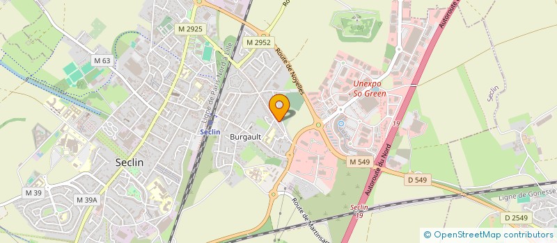 localisation de l'entreprise DFP à SECLIN
