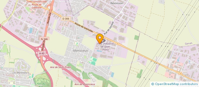 localisation de l'entreprise DFP à SAINT-PRIEST