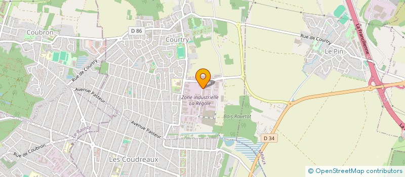 localisation de l'entreprise DFP DISTRIBUTION  COURTRY