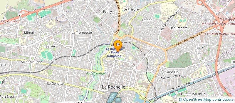 localisation de l'entreprise DFP FORMATIONS à LA ROCHELLE