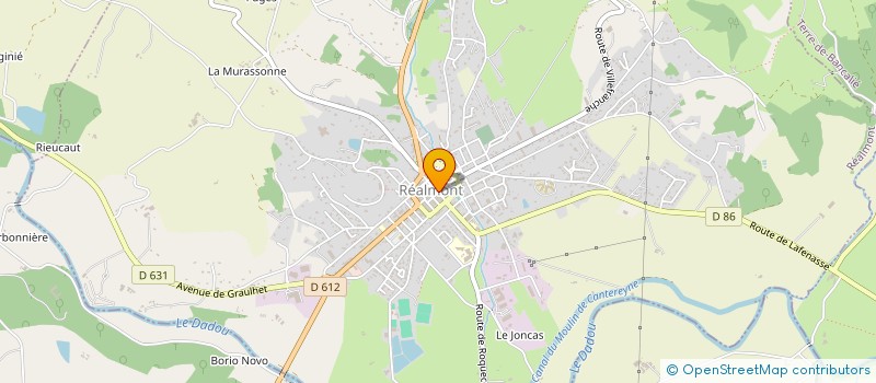 localisation de l'entreprise DFR à REALMONT