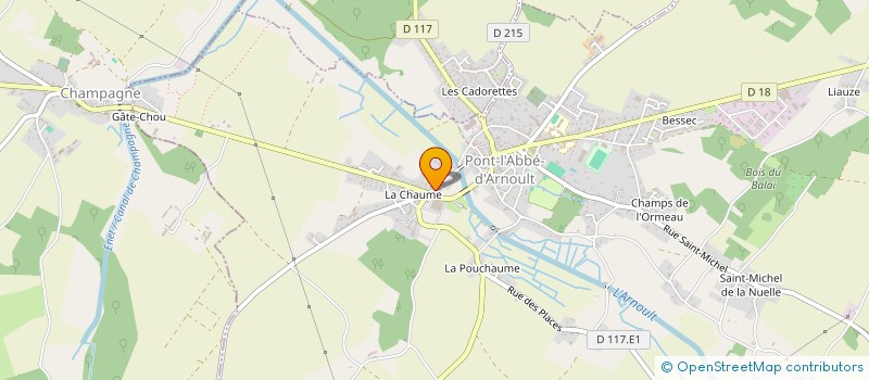 localisation de l'entreprise DFR IMMO  PONT-L'ABBE-D'ARNOULT