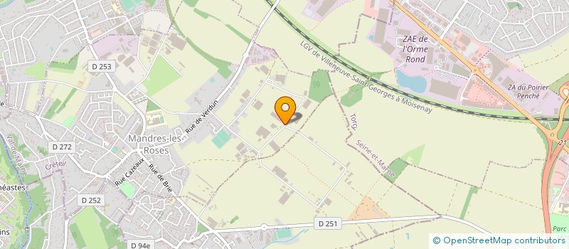 localisation de l'entreprise DFRECORDS  MANDRES-LES-ROSES